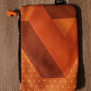 Ipsy Orange Tetris Travel Makeup Bag